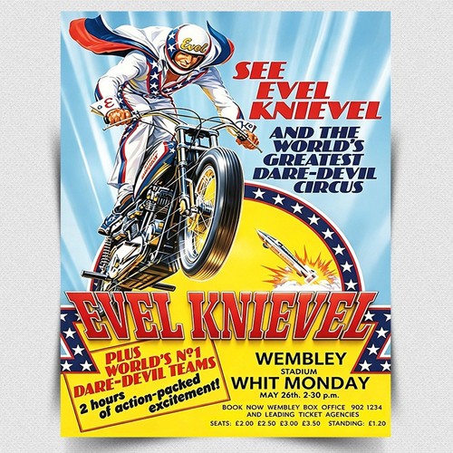 See evel knievel motorcycle - see,
