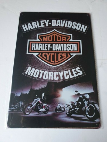 Harley davidson black metal - black,