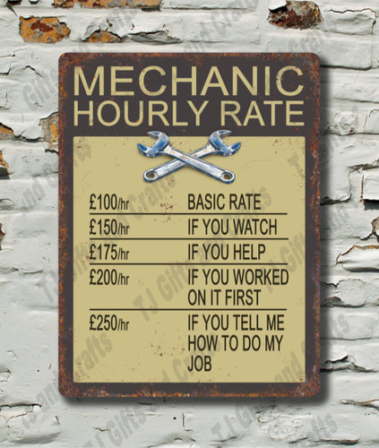 Mechanic hourly rate funny - mechanic,