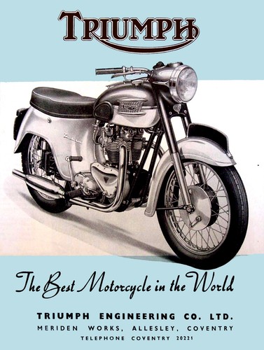 Triumph motorcycle retro - triumph,
