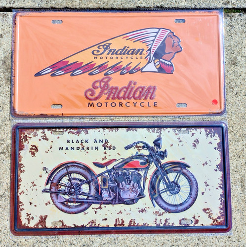 Motorcycle tin plate - 2,