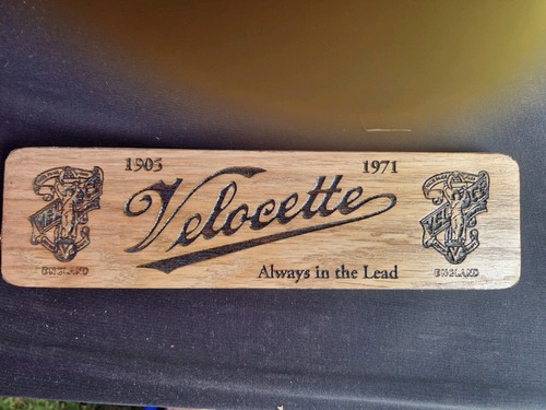 Velocette motorcycle wooden - velocette,