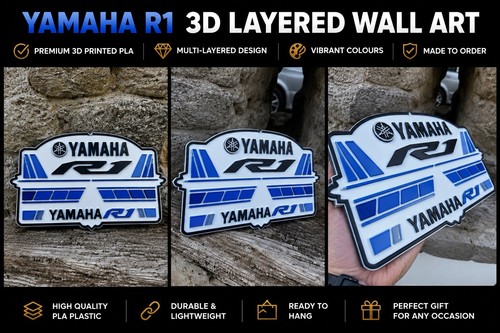 Yamaha racing wall - r1,