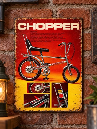 Chopper raleigh vintage metal - vintage,
