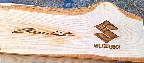 Suzuki bandit laser engraved - suzuki,