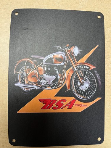 Bsa metal wall plaque - wall,