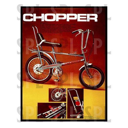 Chopper raleigh bike metal - chopper,