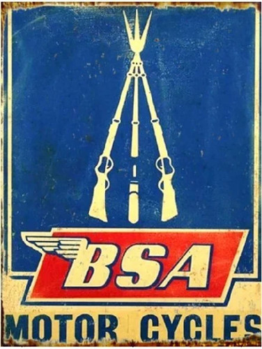 Bsa motorcycles retro look - retro,