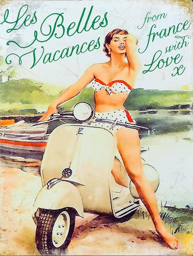 Les belles vacances pin - pin, up