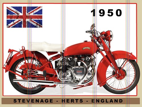Vincent motorcycle theme retro - vincent,