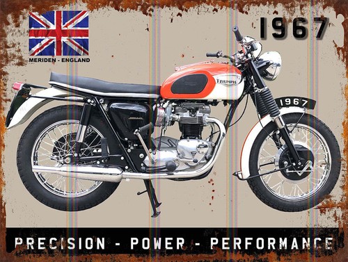 Triumph motorcycle theme retro - motorcycle,