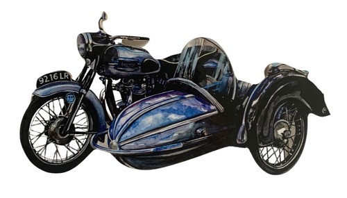 Sidecar motorcycle plaque - plaque,