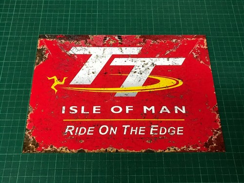 Motorbike plaque metal - tt,