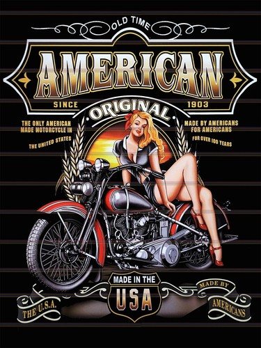 Motorcycle american theme - american,