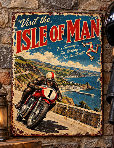 Vintage visit the isle - vintage,