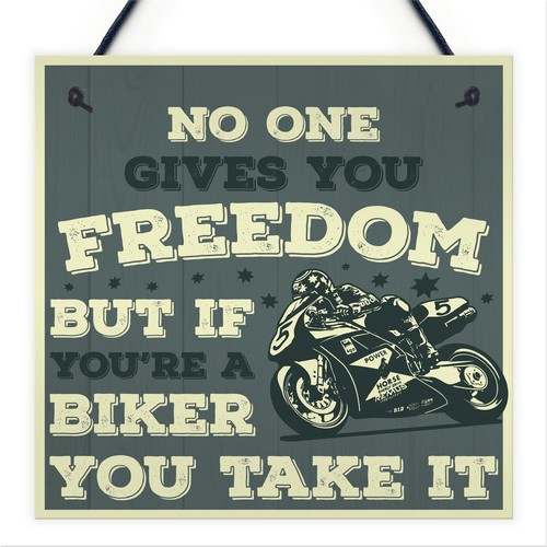 Motorbike man cave hanging - man,