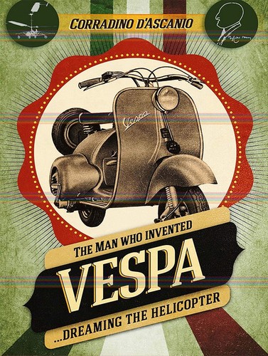 Vespa motorcycle theme retro - vespa,