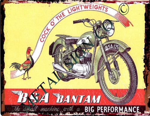 Bsa bantam metal - bantam, wall