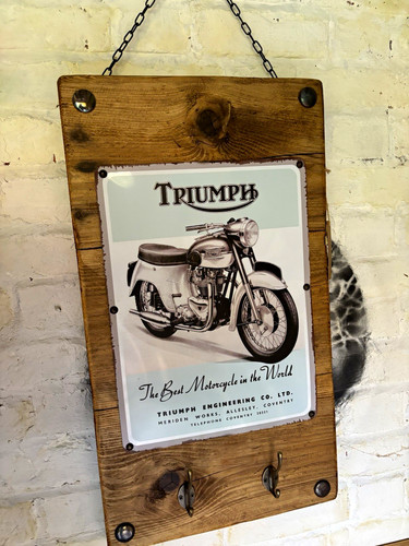 Triumph vintage motorcycle - vintage,